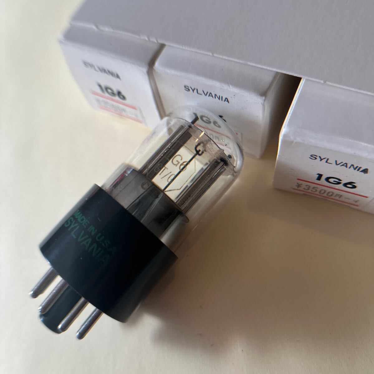 2pcs ペア NOS 真空管 1G6 直熱 双三極管 バッテリー チューブ ポータブル アンプ Line GT ポタアン ヘッドホン マグネシウム ニッケル拍卖