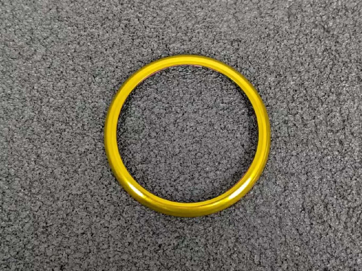 デザイン性UP♪ BMW iDrive コマンド ダイヤル リング 金 F07 528i 535i 550i xDrive グランツーリスモ Mスポーツ 5シリーズ拍卖