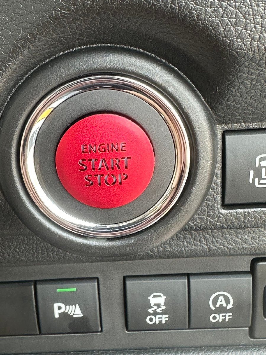 デザイン性UP♪ エンジン スターター スイッチ カバー 赤 スペーシアギア MK53S ハイブリッド XZ ターボ マイスタイル拍卖