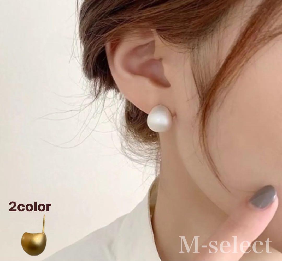 ミニマットシルバーピアス 一粒ピアス シンプルピアス 韓国風 大人可愛い 上品拍卖