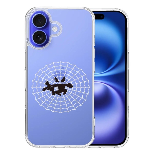 iPhone16 ケース クリア 映画パロディ 蜘蛛男 2 スマホケース 側面ソフト 背面ハード ハイブリッド拍卖