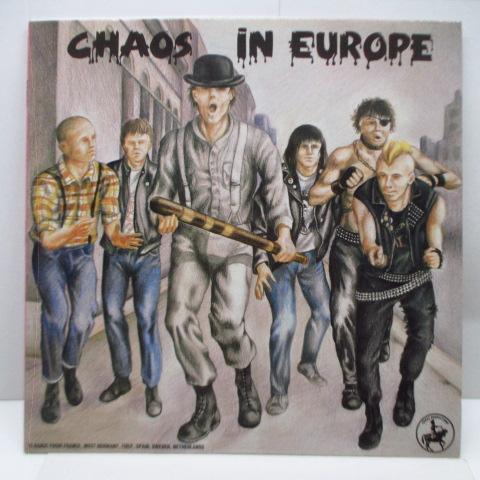 V.A. (80's 欧州 Oi!~パンク・コンピ) -Chaos In Europe (France オリジナル LP+拍卖