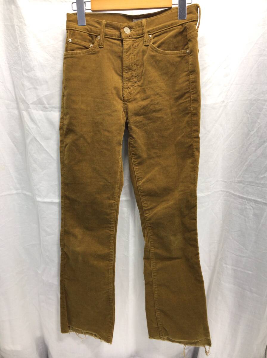 Mother マザー カットオフ コーデュロイパンツ 25 レディース I3拍卖