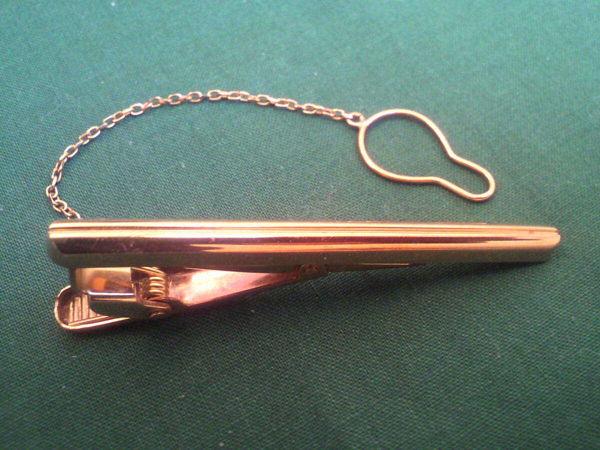 未使用 K18 YG イエローゴールド ネクタイピン タイピン タイクリップ アクセサリー 紳士 メンズ 拍卖