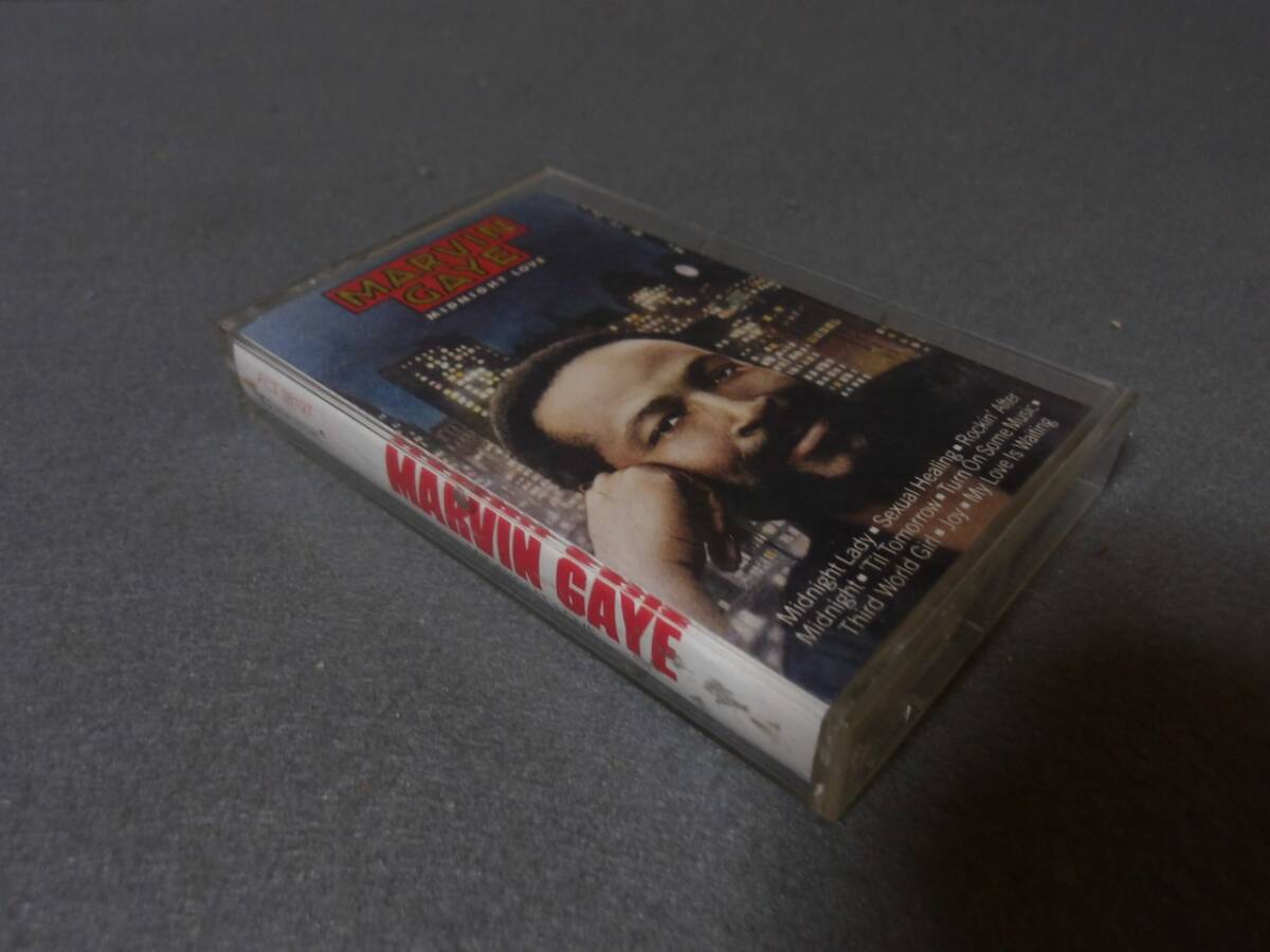 即決 MARVIN GAYE MIDNIGHT LOVE マーヴィン ゲイ ミッドナイトラブ カセットテープ拍卖