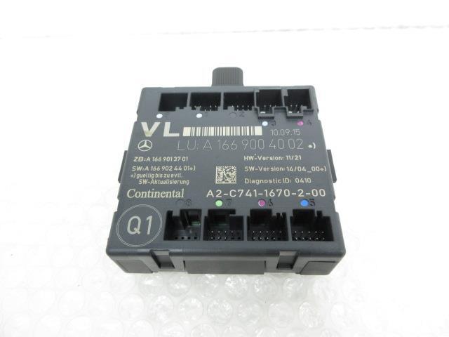 28年 ベンツ 176042 A180 W176 (7)左前ドアコンピューター A1669004002 199155 4696拍卖