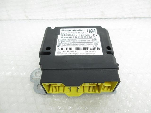 28年 ベンツ 176042 A180 W176 (4)エアバックコンピューター 0285012552 A1179001801 199152 4696拍卖