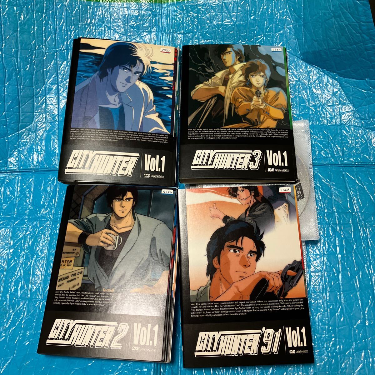 CITY HUNTER シティーハンター 全26枚 シーズン 1、2、3、91 全巻セット DVD レンタル落ち ディスクにひび割れ巻もあり拍卖