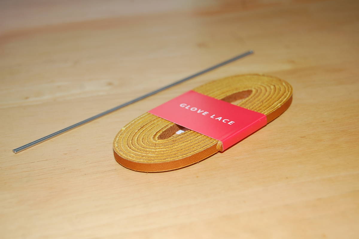 グラブ修理ひも/タン/SSK/軟式用/野球/紐/修理/野球/ソフトボール/880円即決拍卖