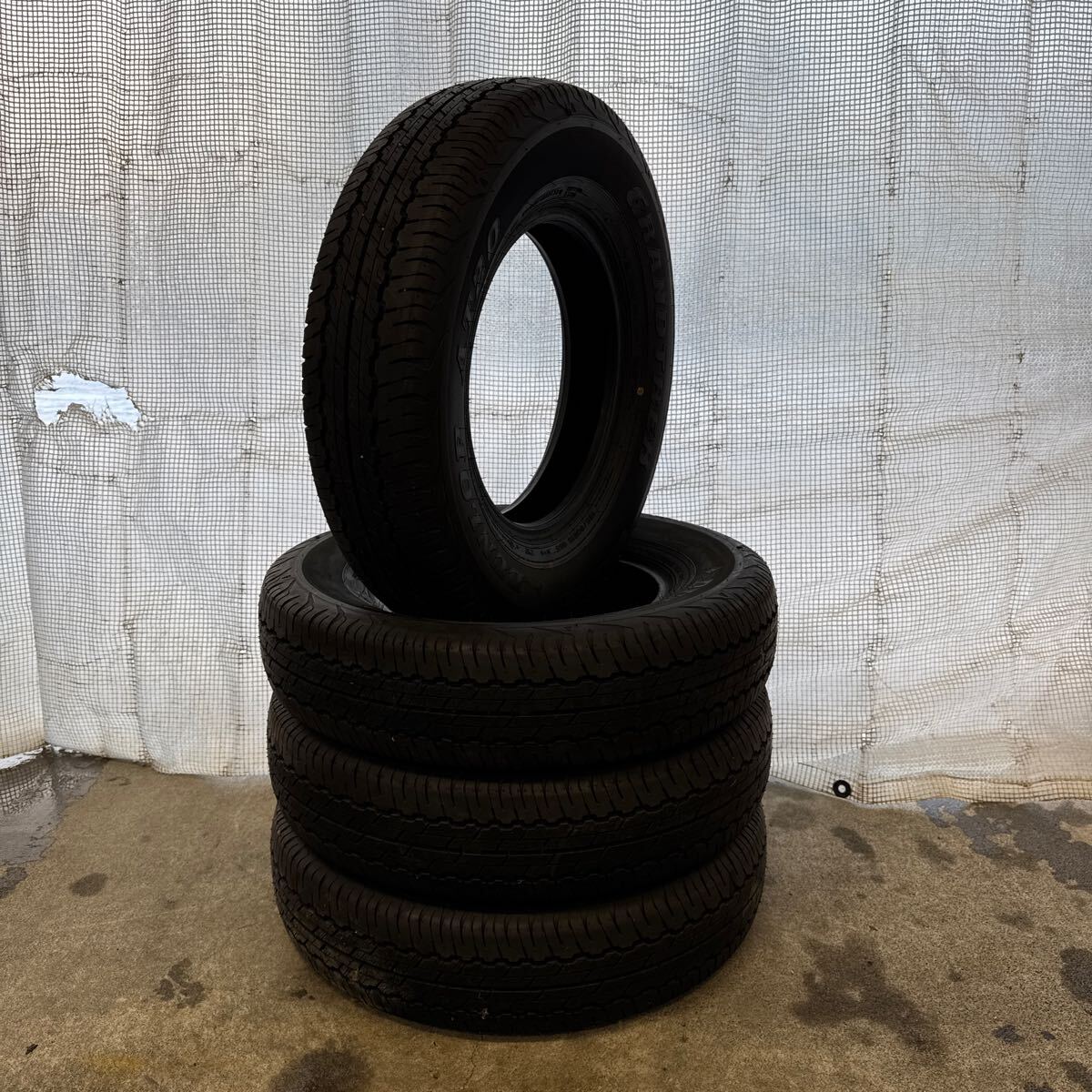 ①☆ダンロップ グラントレック DUNLOP GRANDTREK AT20 195/80R15 2023年製 ジムニーシエラ 深溝 4本セット 札幌☆ 拍卖