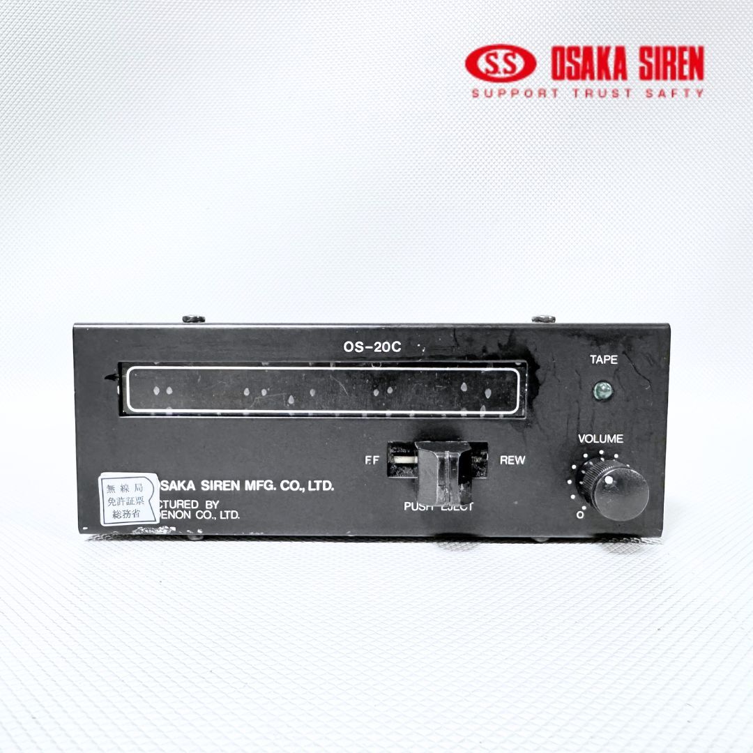 OS-20C 大阪サイレン カセットデッキ 通電確認済み OSAKA SIREN 送料無料/即決【50224-3】拍卖