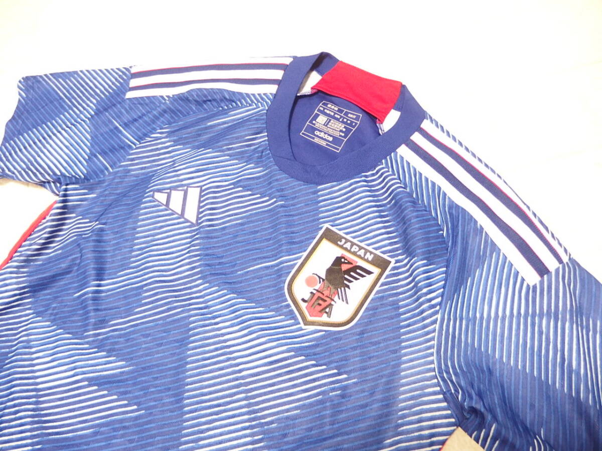 ■アディダス 22/23 サッカー 日本代表 オーセンティック ユニフォーム USED■拍卖