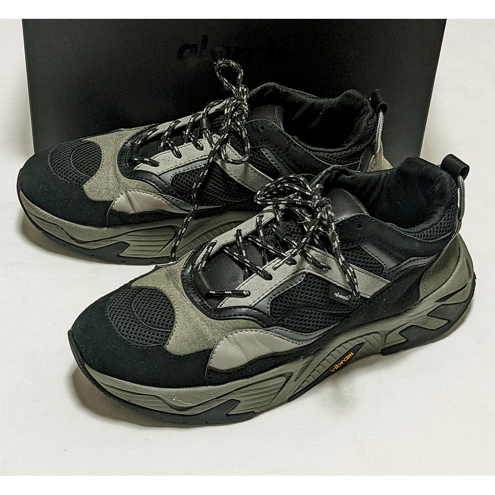 glamb 20AW プラットフォームダッドスニーカー 4 28.5cm 着用感・内部破れ 定価38,500円 GB0320 AC01 グラム 拍卖