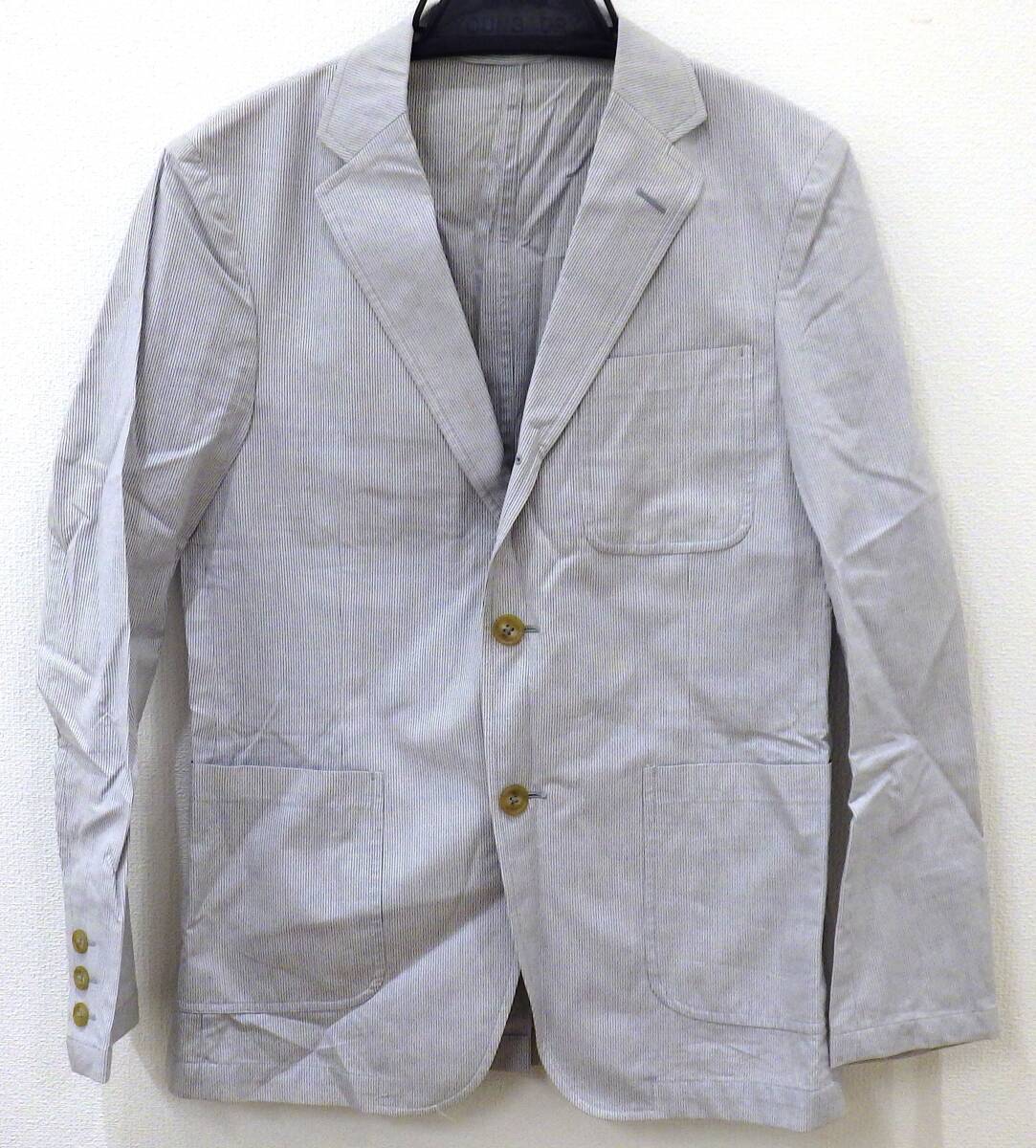 【#12295】 ABAHOUSE アバハウス メンズ ジャケット ストライプ SMALL SIZE 中古 ファッション拍卖