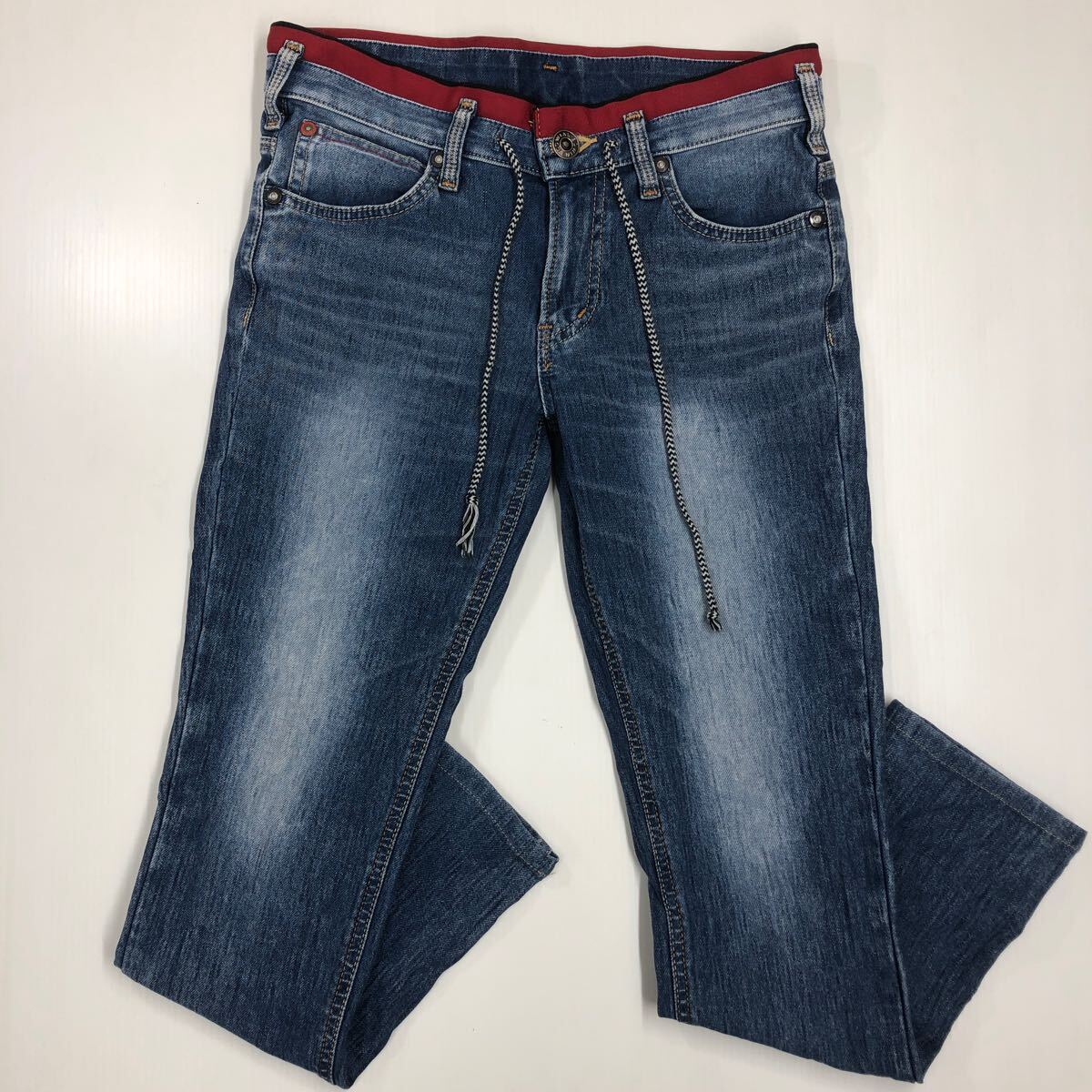 EDWIN jerseys エドウィン ジャージーズ ストレッチデニムパンツ ジーパン 日本製 Sサイズ 42-46拍卖