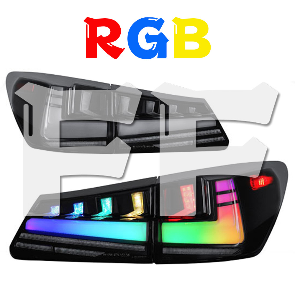 レクサス セダン LEXUS IS250 IS300 IS350 2006-2012 テールライト アセンブリ RGB デイライト シーケンシャルウィンカー DOT 純正交換拍卖