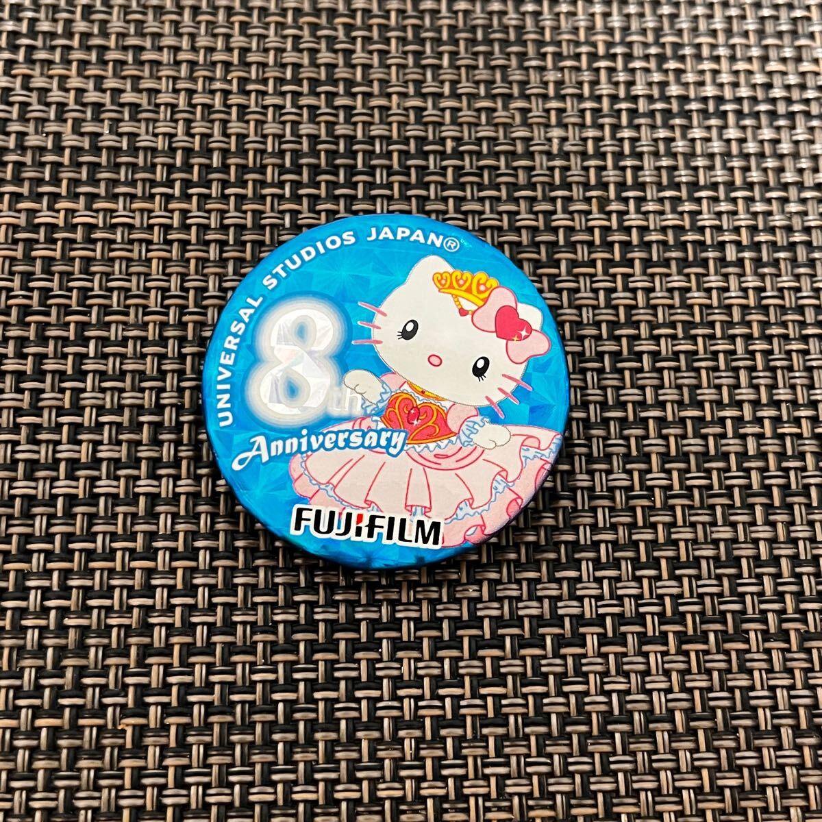 USJ 開園8周年記念 缶バッジ ハローキティ拍卖