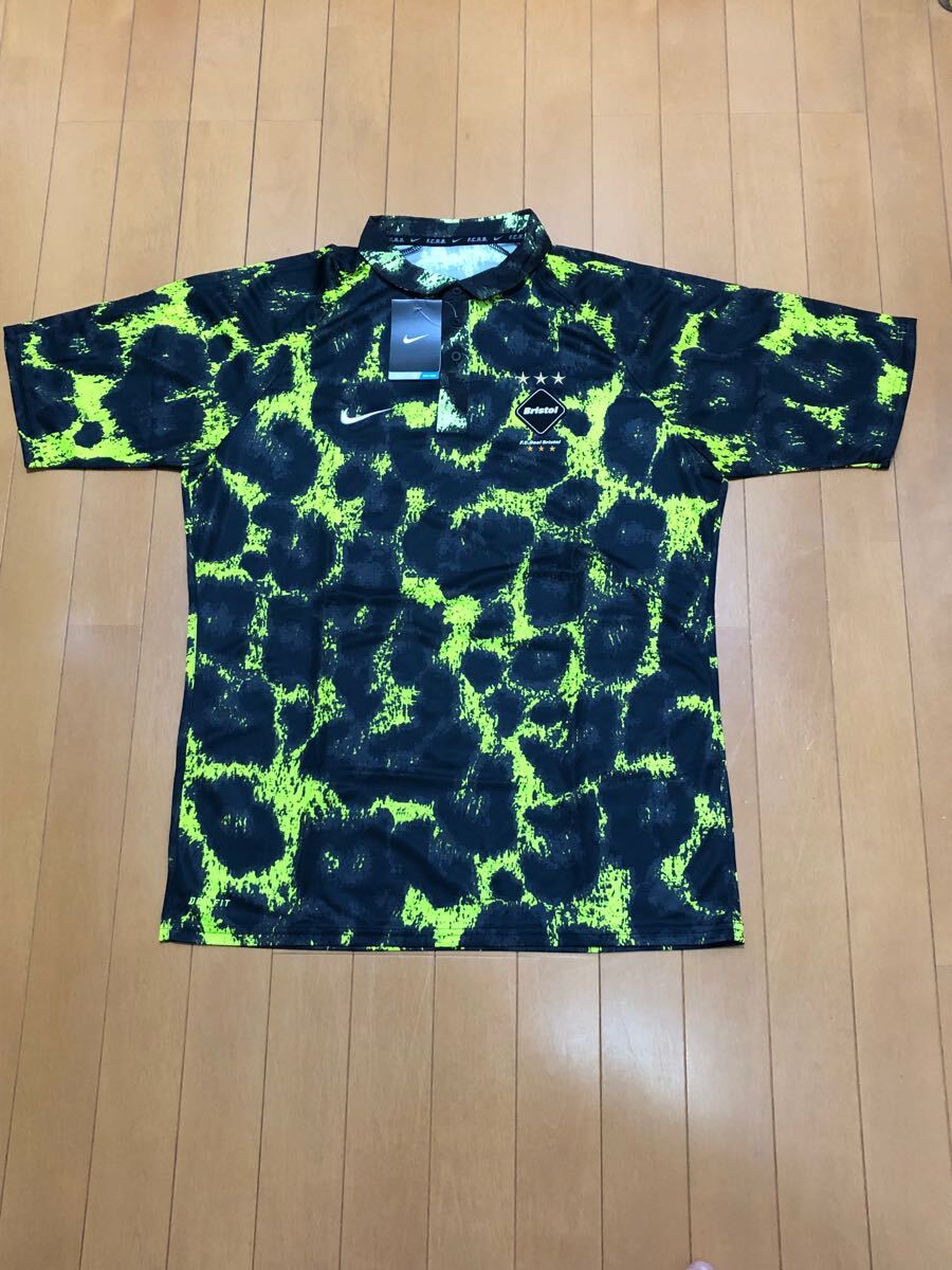 FCRB x NIKE 2015SS シーズン33 迷彩ゲームシャツ Lサイズ 新品未使用品 タグ付き拍卖