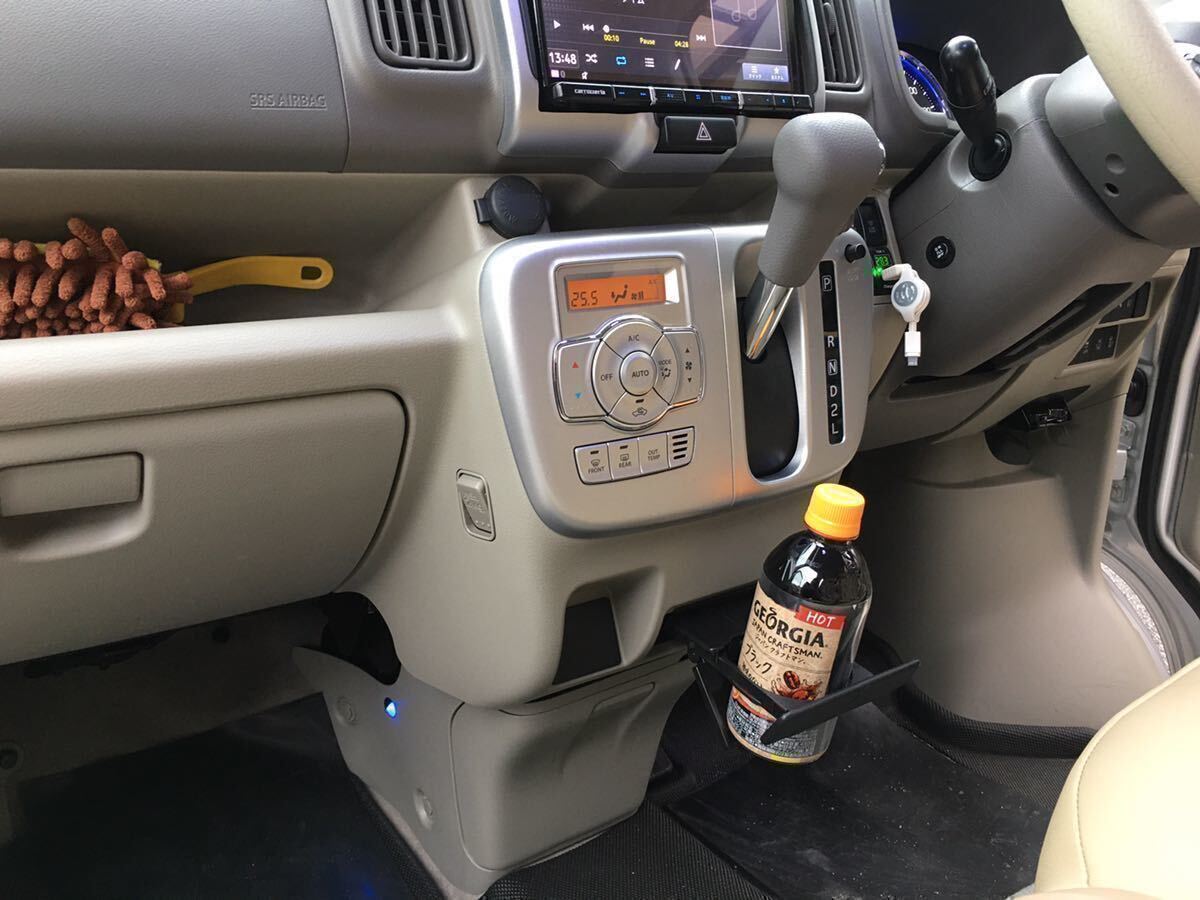 送料450円【取付加工済み品】SUZUKI スズキ エブリイ(DA17型)専用 ワゴン&バン スズキ(純正)センター ドリンクホルダー拍卖
