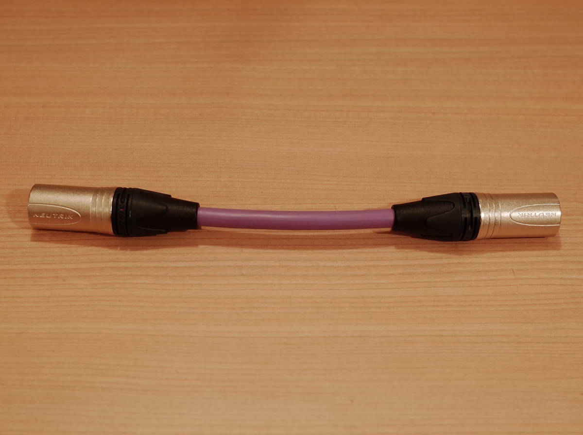 ★ 即決 XLR 変換ケーブル オス⇔オス Oyaide PA-02 V2 NEUTRIK NC3MXX オヤイデ 14cm ★拍卖