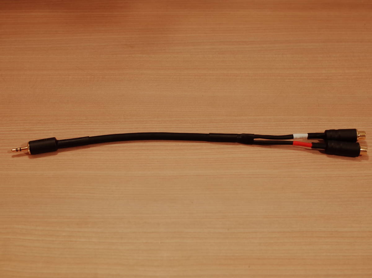 ★ MOGAMI 2534 RCAメス-ステレオミニプラグ 3.5mm 変換ケーブル 20cm Yケーブル TOMOCA JS-613J NYS231BG-LL(アンフェノール変更可)★拍卖