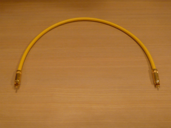 ★ カナレ L-5C2VS デジタル同軸RCAケーブル 2m金メッキ 黄 S/PDIF コアキシャルケーブル 75Ω ★拍卖