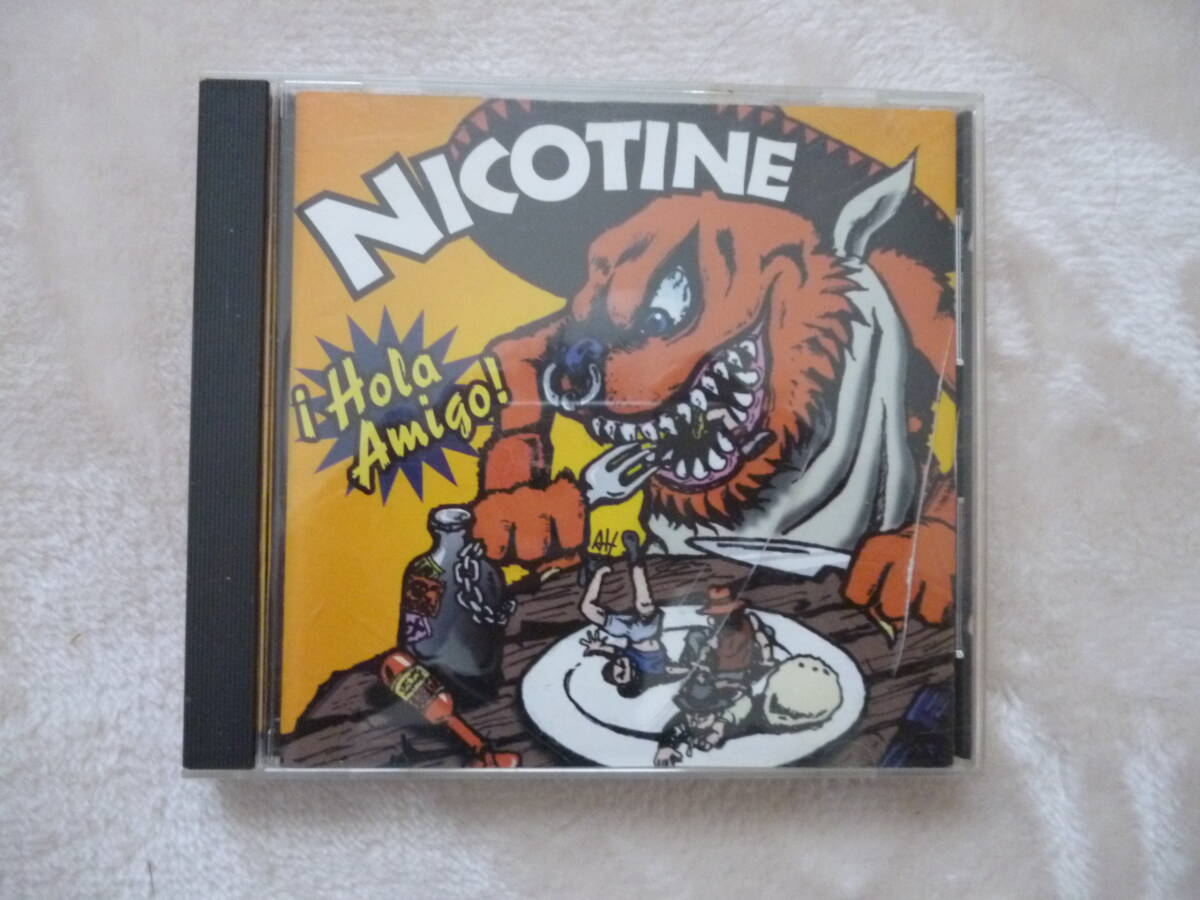 iHOLA AMIGO!/NICOTINE ニコチン メロディアス パンク ロック バンド インディーズ 17曲 CD 1997 SKY拍卖