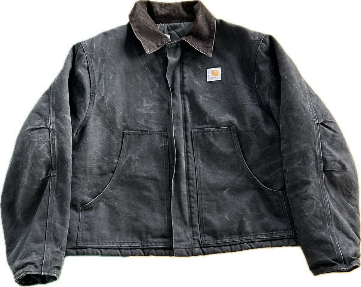 90s USA Carhartt Traditional Jacket Arctic Quilt Lined J02 カーハート トラディショナルジャケット デトロイト サンタフェ アクティブ拍卖