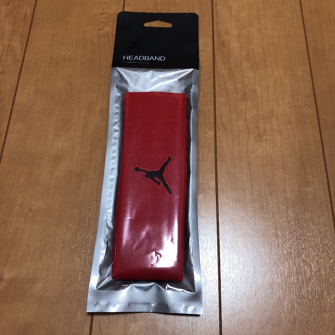 ☆ JORDAN HEADBAND ジョーダン ヘッドバンド レッド拍卖