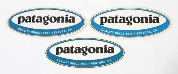 訳あり 希少 パタゴニア オーバル ステッカー ベンチュラ 1973 1974 1975 3種セット PATAGONIA OVAL VENTURA STICKERS SET シール 非売品拍卖