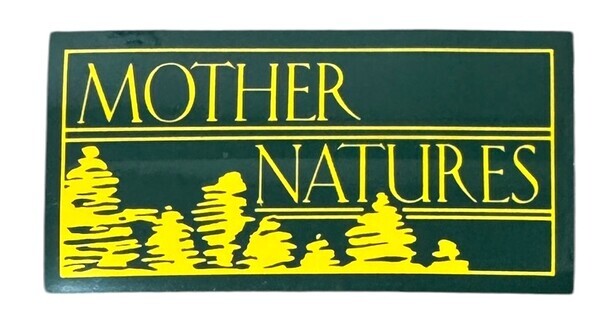 訳あり マザー ネイチャーズ ステッカー 緑 黄色 MOTHER NATURES STICKER シール アウトドア ハンティング クライミング ギア コレクション拍卖