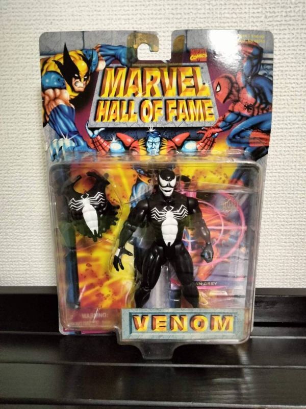 E13-20250105-011 ヴェノム アクションフィギュア 新品1996年 スパイダーマンカード 殿堂入りシリーズ 2 035112487418拍卖