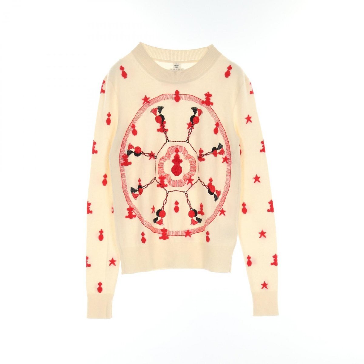 エルメス Poste et Cavalerie ブランドオフ HERMES カシミヤ ニット カシミヤ 中古 レディース拍卖