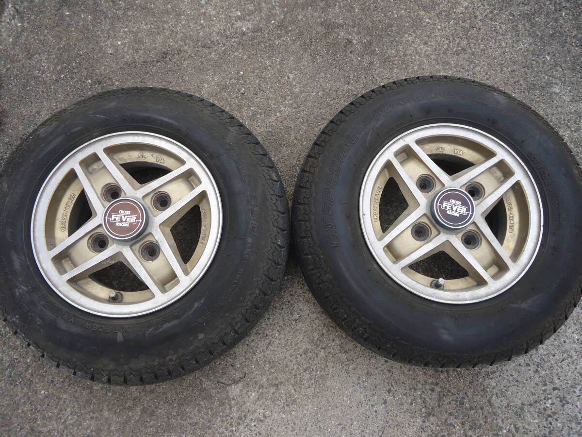 希少当時物クロスファイバーレシング 4.5J×10 110mm OFFSET38 2本拍卖
