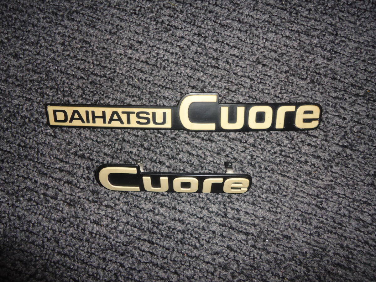 超希少ダイハツミラクォーレフロント/リアエンブレム拍卖