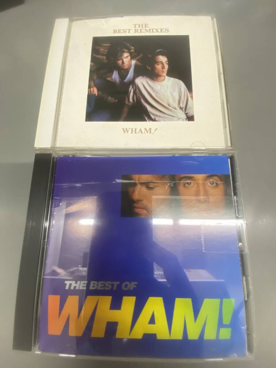 WHAM(ワム)ベストアルバム CD THE BEST OF WHAM+リミックス盤 CD 計2枚セット拍卖