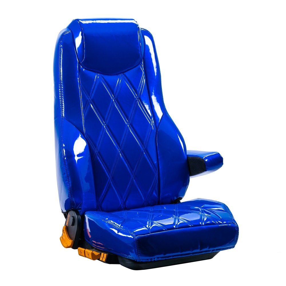 トラック用品 内装 真月光 シートカバー ブルー【運助SET】 ファイブスターギガ R2/1~ 【送料800円】拍卖