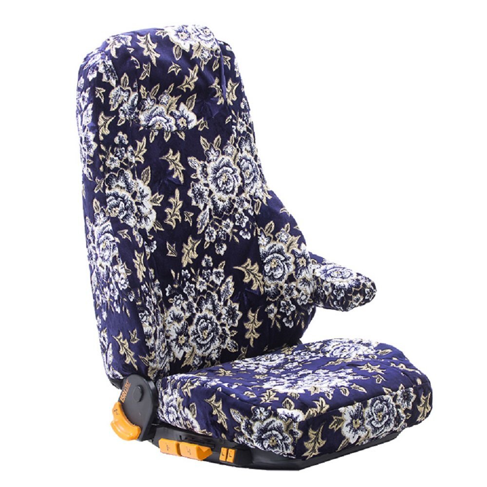 トラック用品 内装 金華山 マドンナ 運転席 シートカバー ネイビー ファイブスターギガ R2/1~ 【送料800円】拍卖