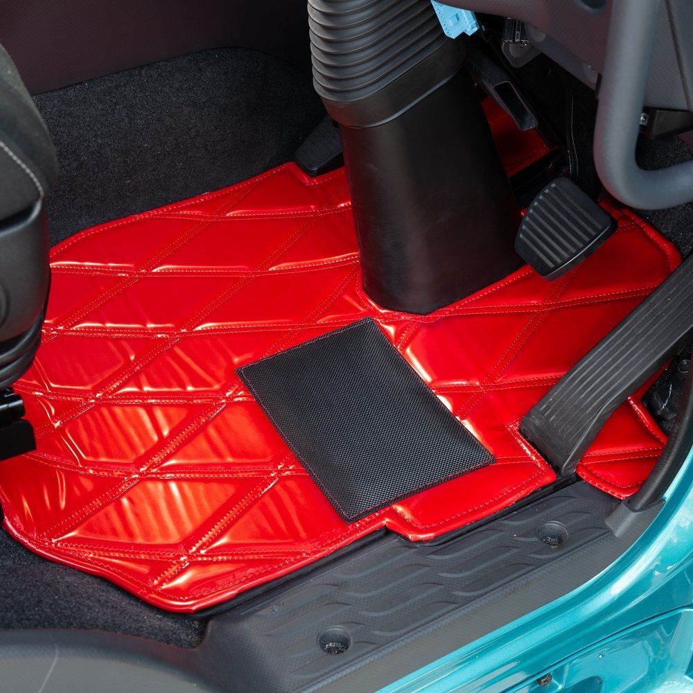 トラック用品 真月光 フロアマット ネイビー 運/助セット 新ボルボFH R3/12~【送料800円】拍卖