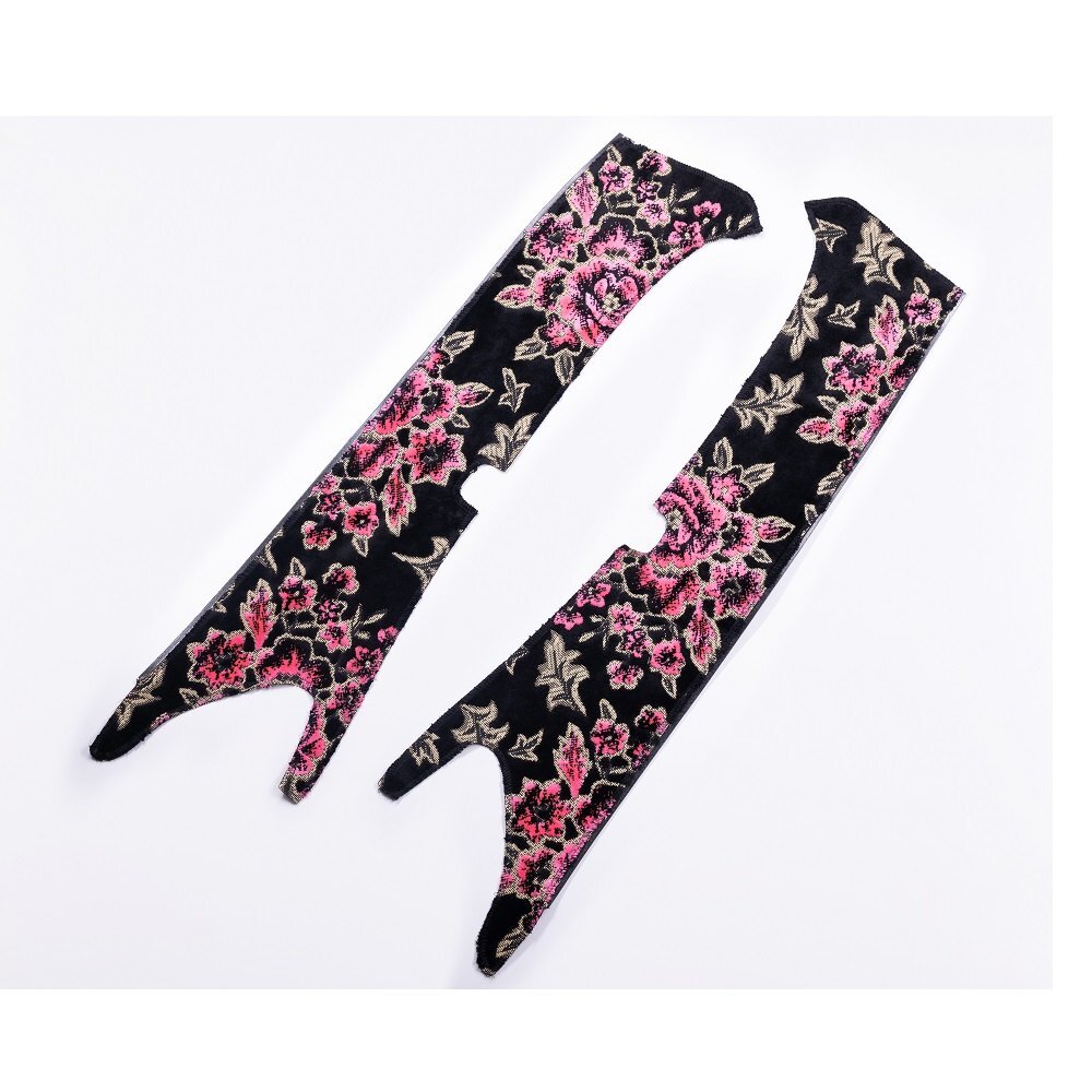 マドンナ 金華山 ピラーカバー 運助SET ブラックピンク ふそう ベストワンファイター ワイド H17/10~ 助センサー無 【送料800円】拍卖