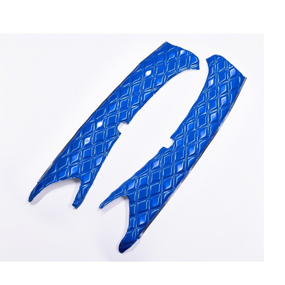 トラック用品 内装 真月光 ピラーカバー ブルー いすゞ 07ギガ H019/05~ ピラーグリップ有 【送料800円】拍卖