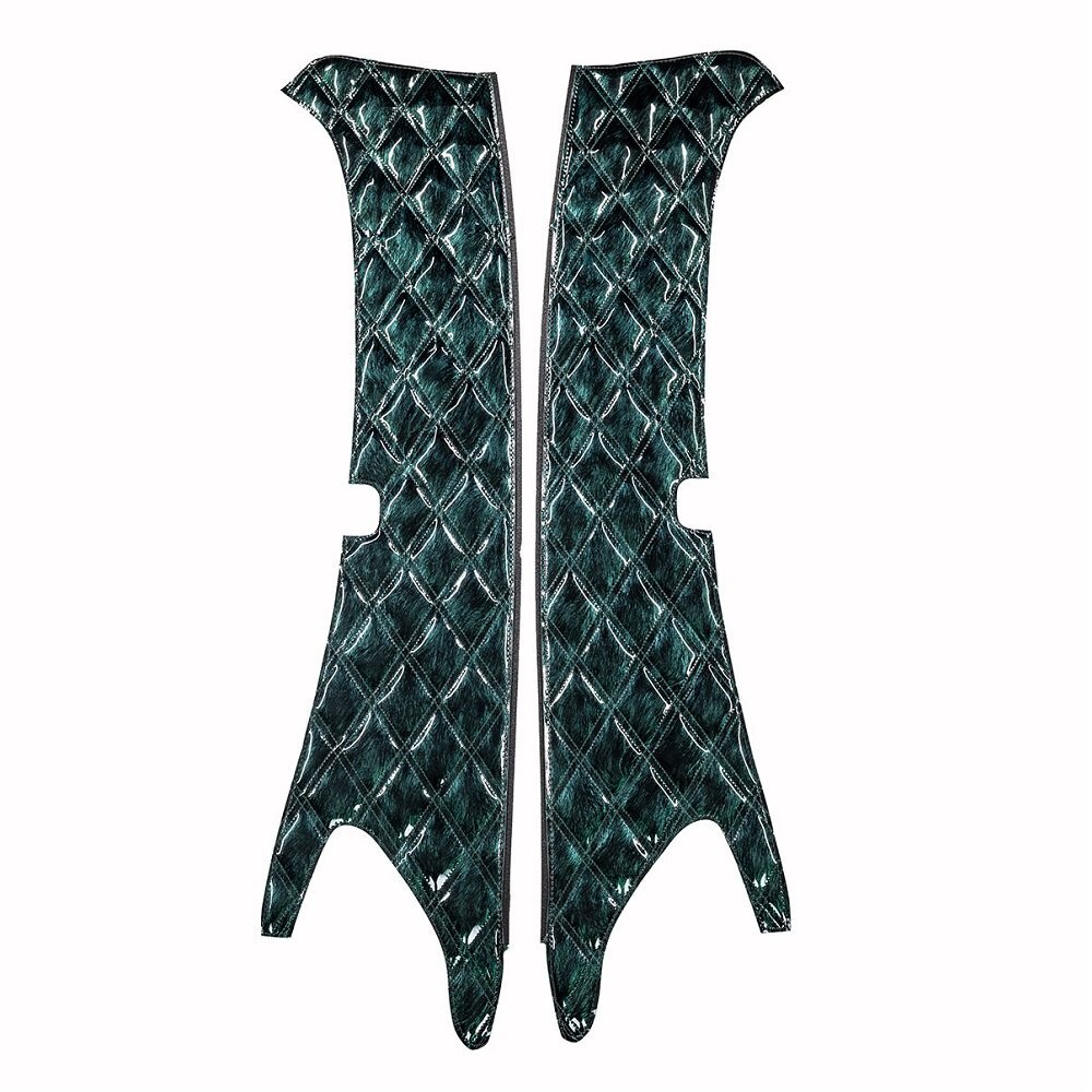 トラック用品 鼓星 オリオン ピラーカバー グリーン UD パーフェクトクオン R4/9~【送料800円】拍卖