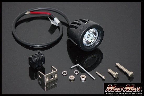 MADMAX 汎用 小型1灯式 汎用 LED フォグランプ 10W 12V-24V兼用/バイク トラック 乗用車 作業灯 ワークライト 補助灯【送料800円】拍卖