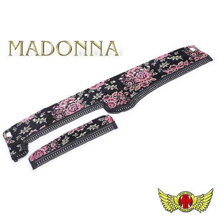 トラック用品 金華山 マドンナ ダッシュマット ブラックピンク ボルボFH H26/8~ レインセンサー付(131) 【送料800円】拍卖