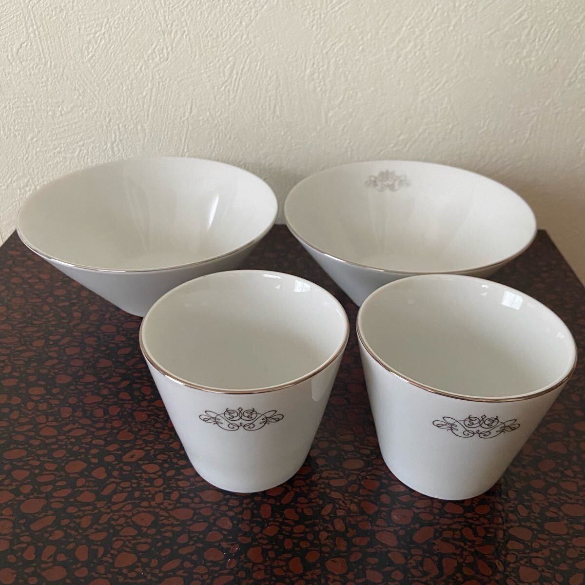 ファンケル (丼皿・サラダボール・深皿・コップ・湯呑み)食器・洋食器・陶磁器 まとめて・ペア・セット 新生活拍卖