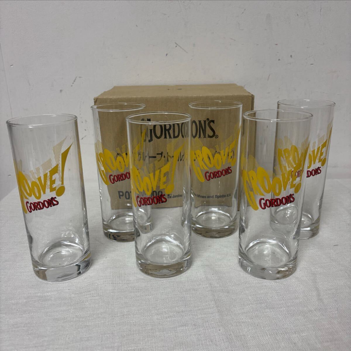 ★未使用 GORDON'S ゴードン トールグラス 6客セット 拍卖