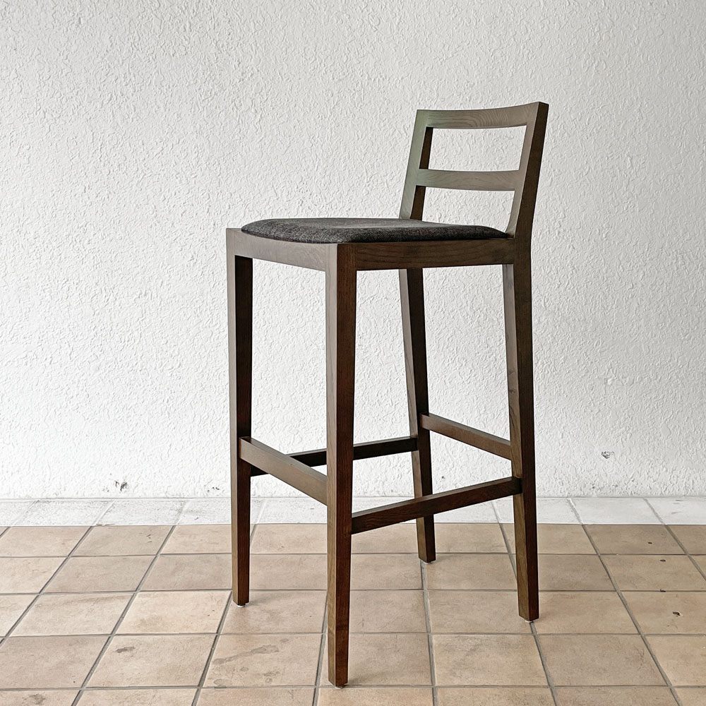 ◇ ワイスワイス WISE WISE アキ AKI SHN-108 ハイチェア オーク無垢材 ブラウン 定価¥65,100-拍卖