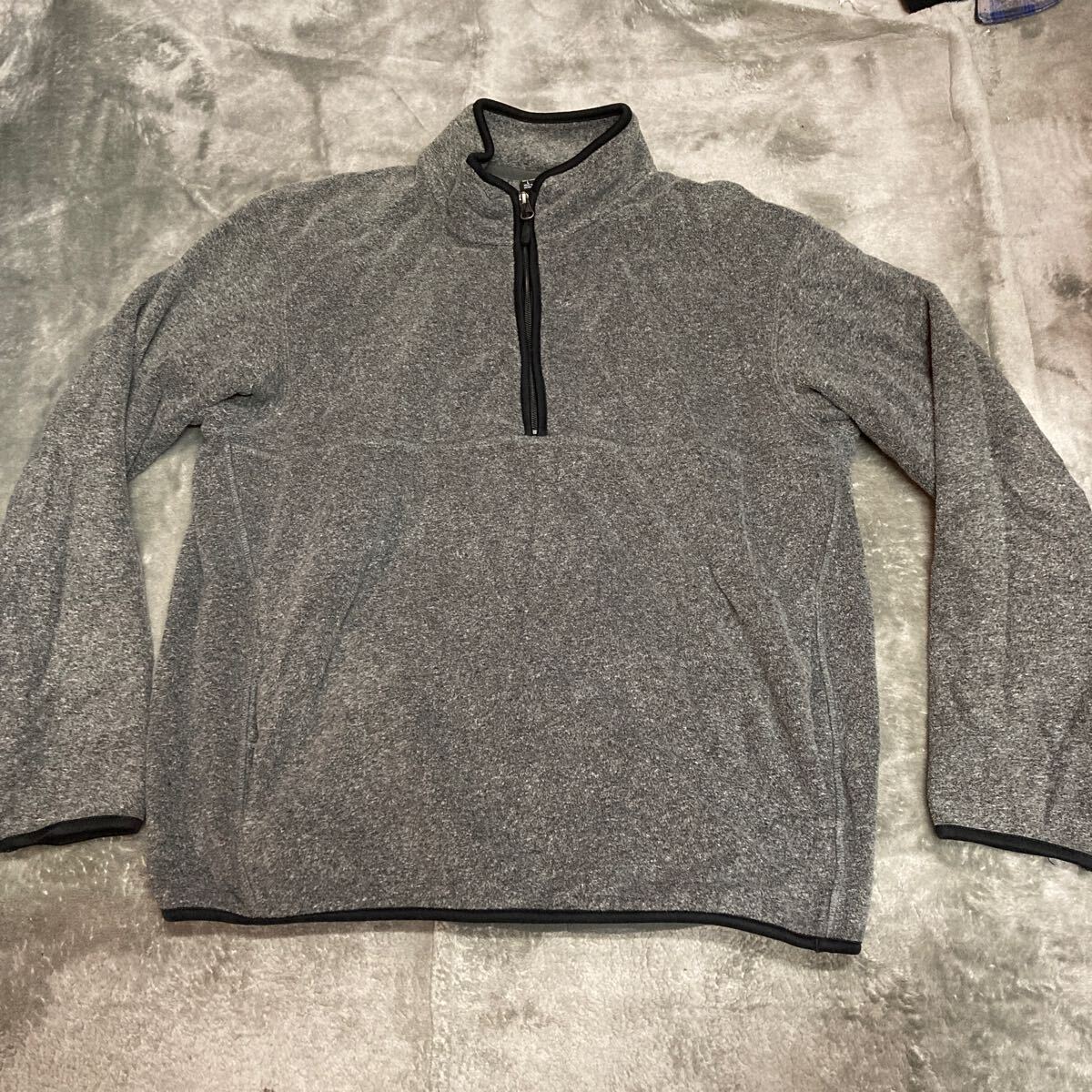 ユニクロ ハーフジップ フリーストップス サイズL拍卖