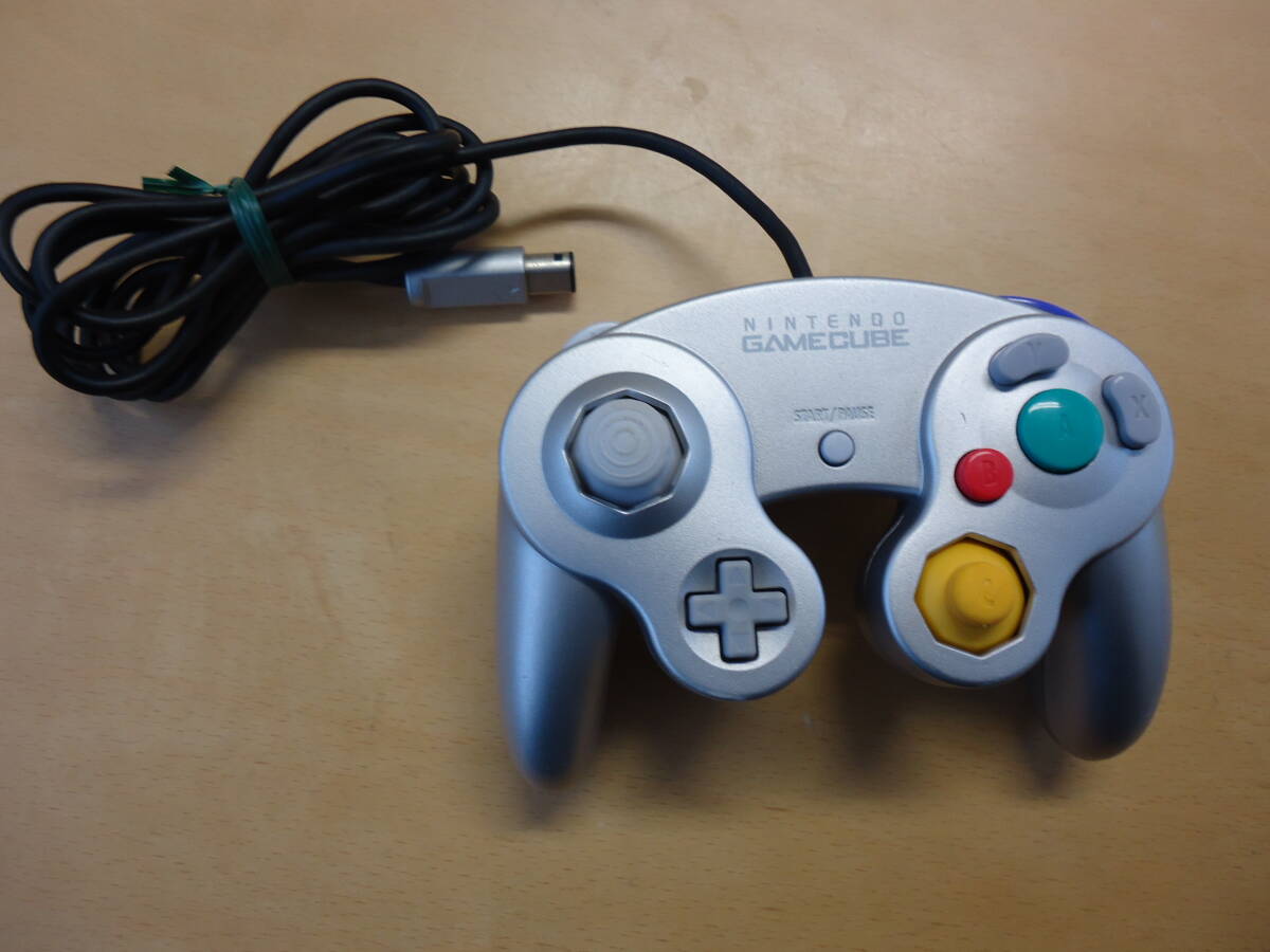 M◆(ジャンク品)ニンテンドーゲームキューブ コントローラー シルバー拍卖