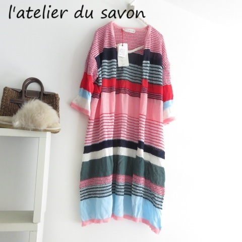 送料込 匿名配送 新品 アトリエドゥサボン ボレロ ロングカーディガン レース l'atelier du savon拍卖